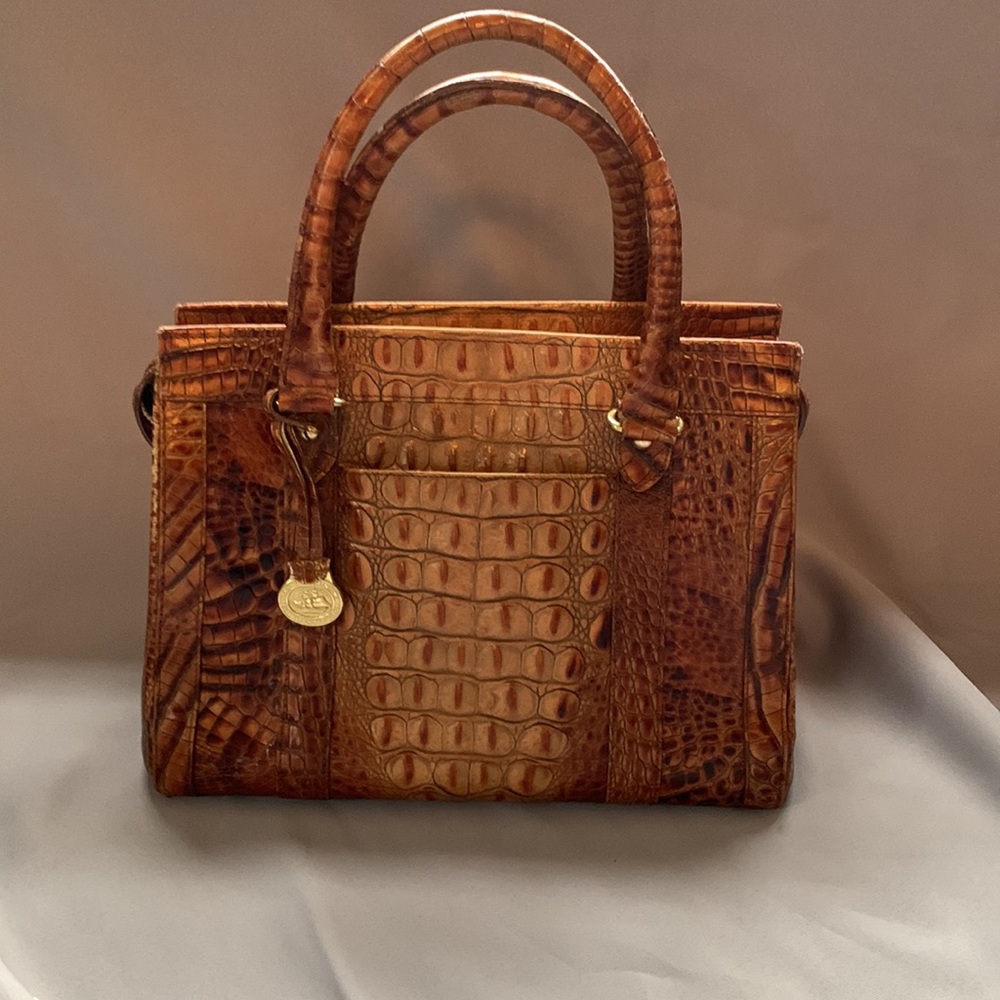 Vintage Toasted Almond Collection Brahmin Bag - Picture 3 of 4